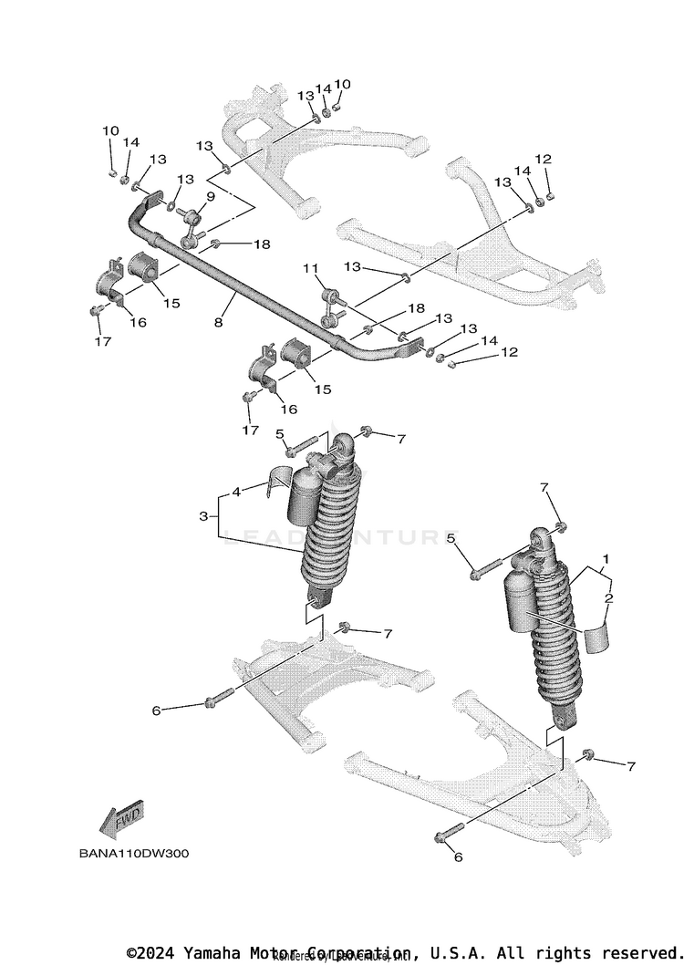 Rear Suspension Schematic