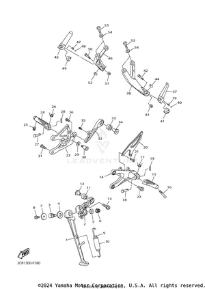 Stand Footrest Schematic