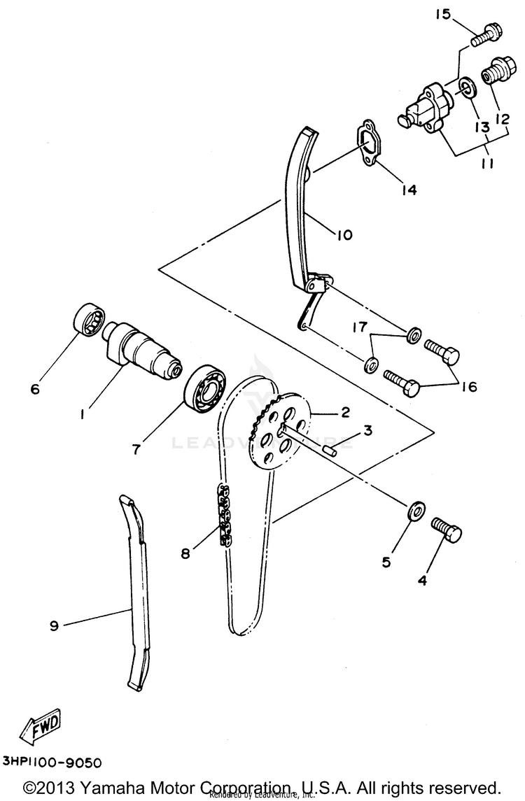 Camshaft Chain Schematic