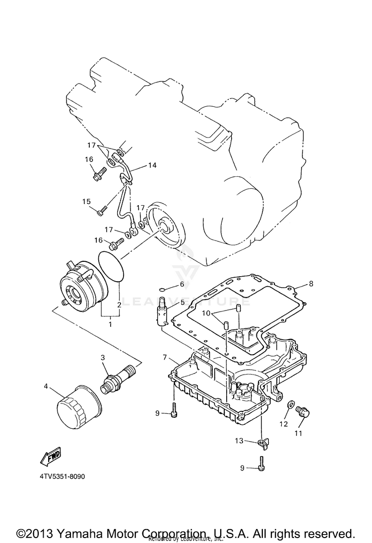 Oil Cooler Schematic