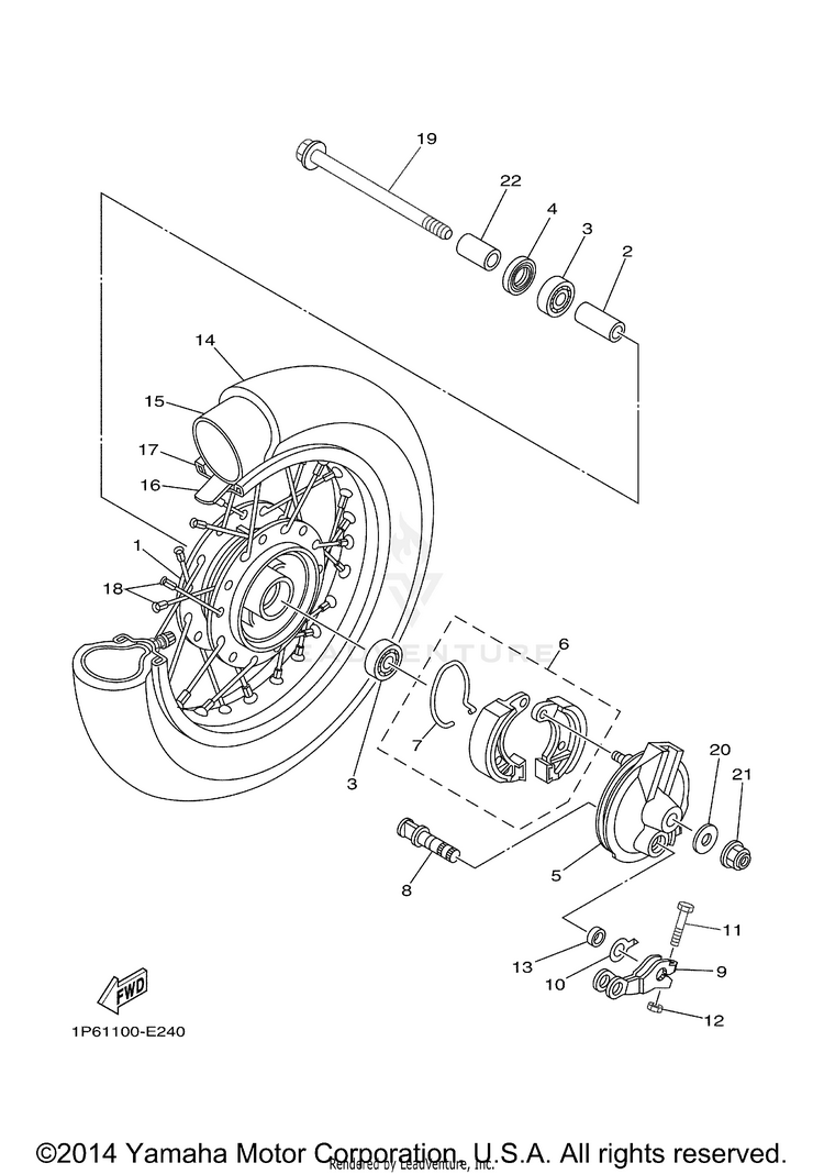 Front Wheel Schematic