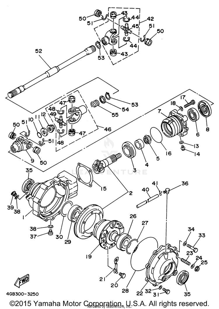 Front Differential Schematic