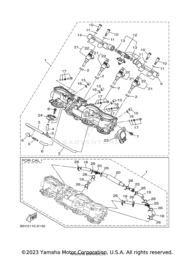 Intake 2 MT10 - MT10NCB - 2022 Schematic