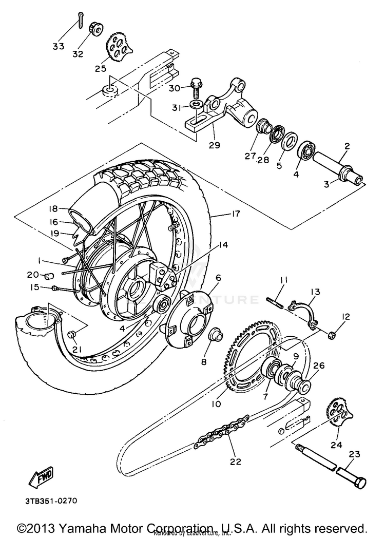 Rear Wheel Schematic
