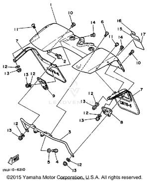 Front Fender Schematic