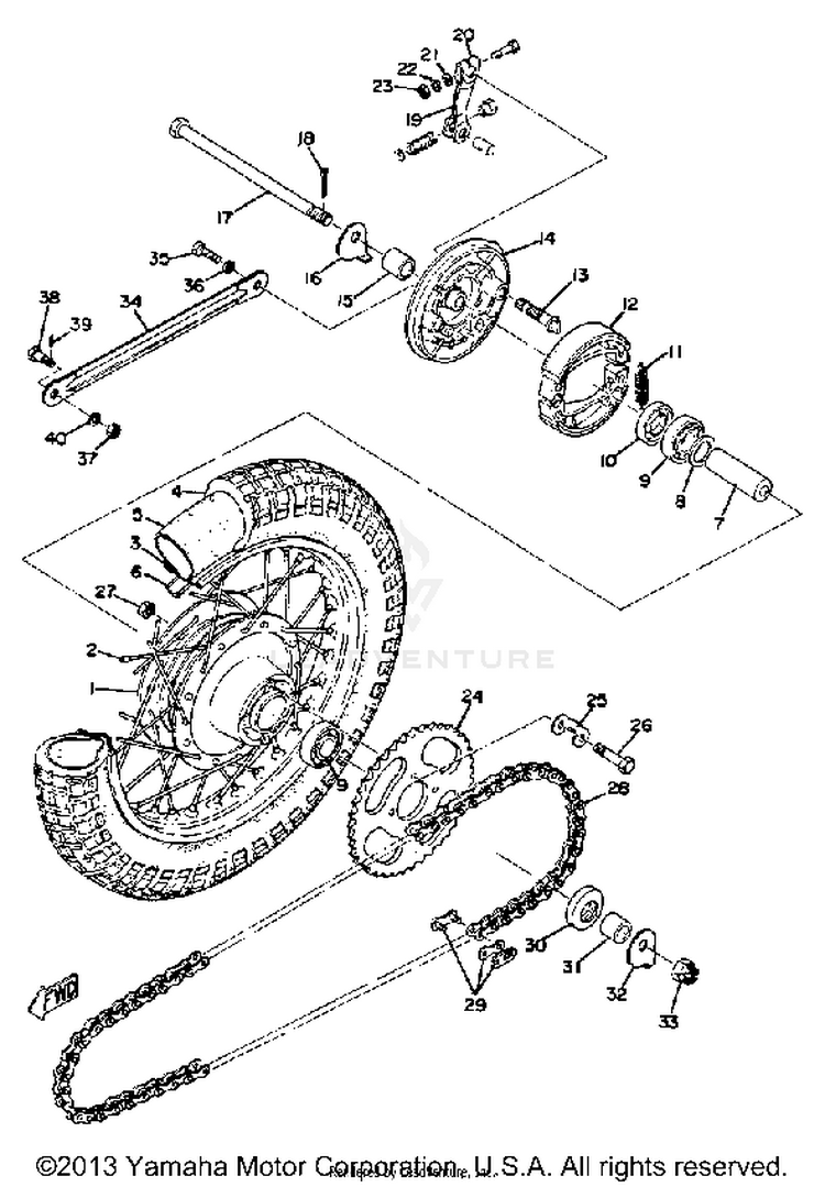 Rear Wheel Schematic