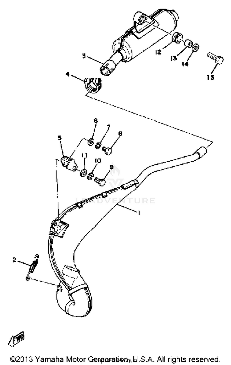 Exhaust Yz125f Schematic