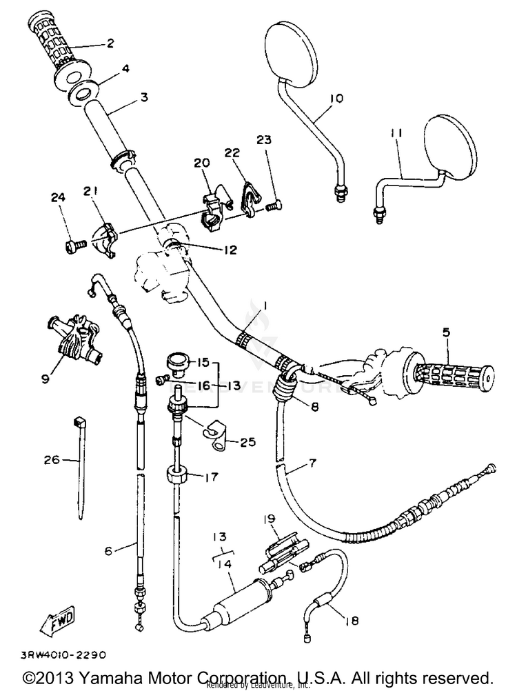 Handle Cable Schematic