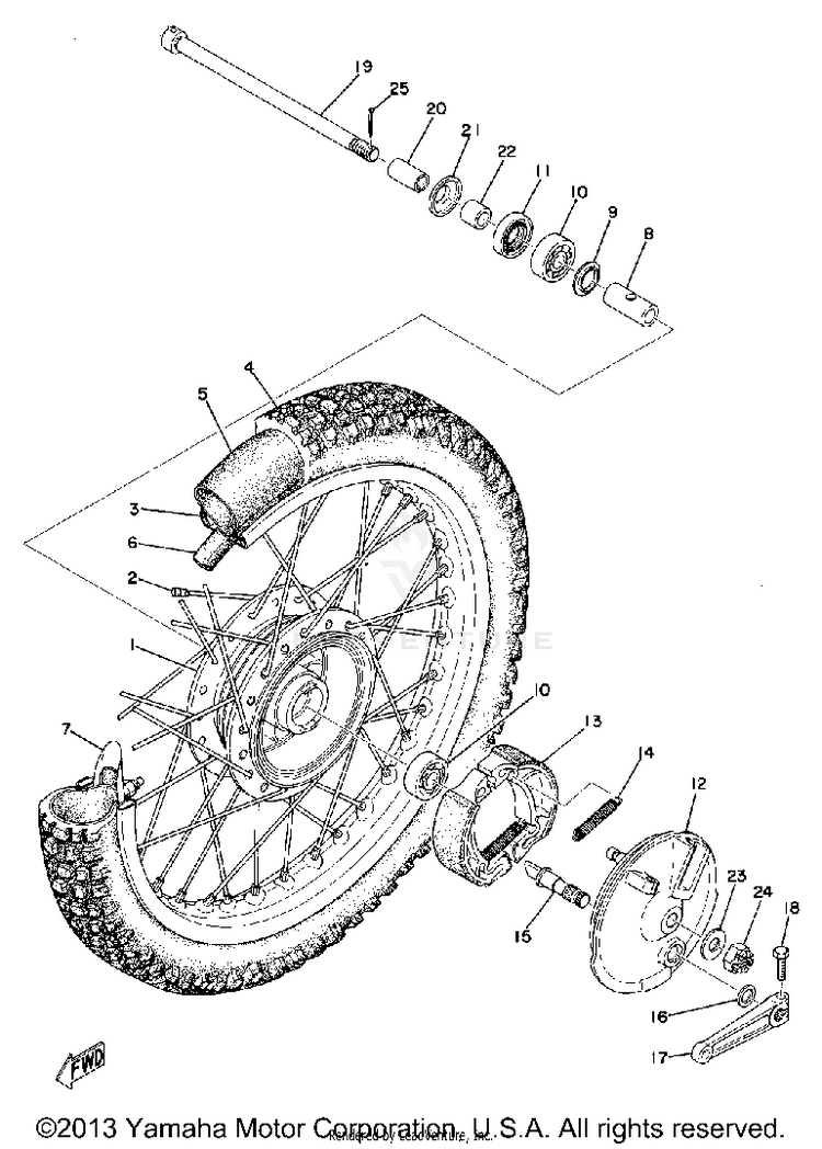 Front Wheel Schematic