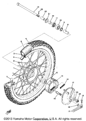 Front Wheel Schematic