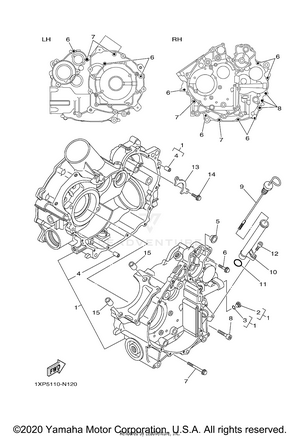 Crankcase Schematic