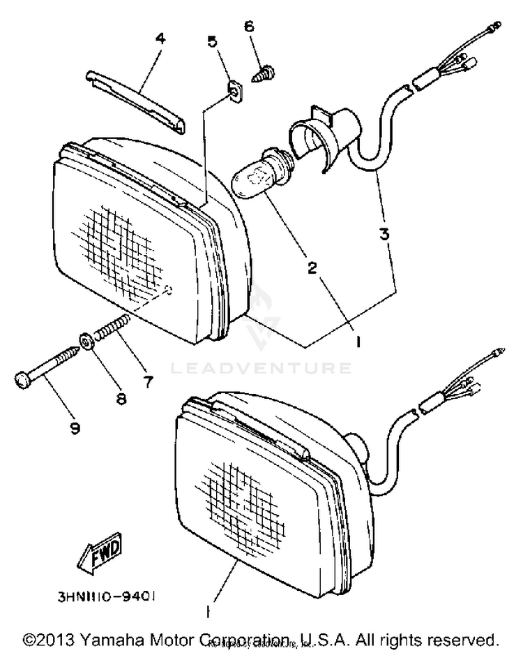 Headlight Schematic