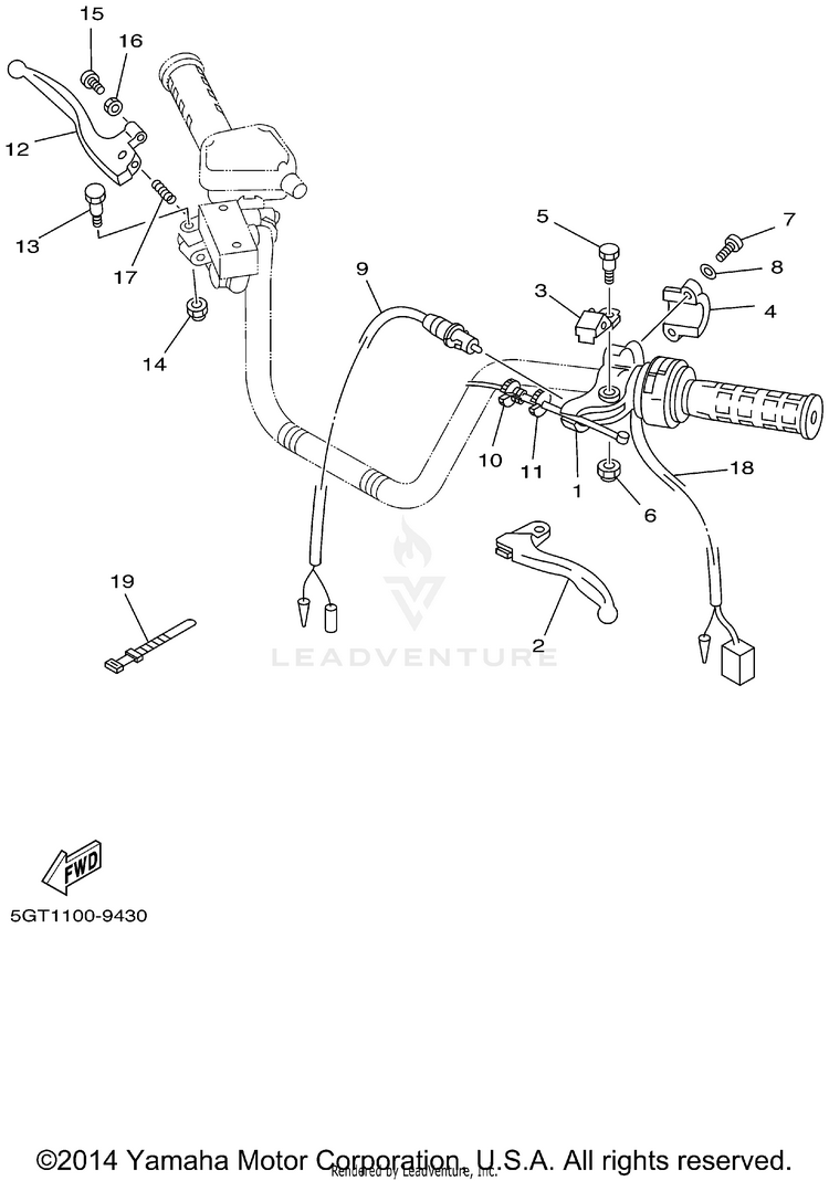 Handle Switch Lever Schematic