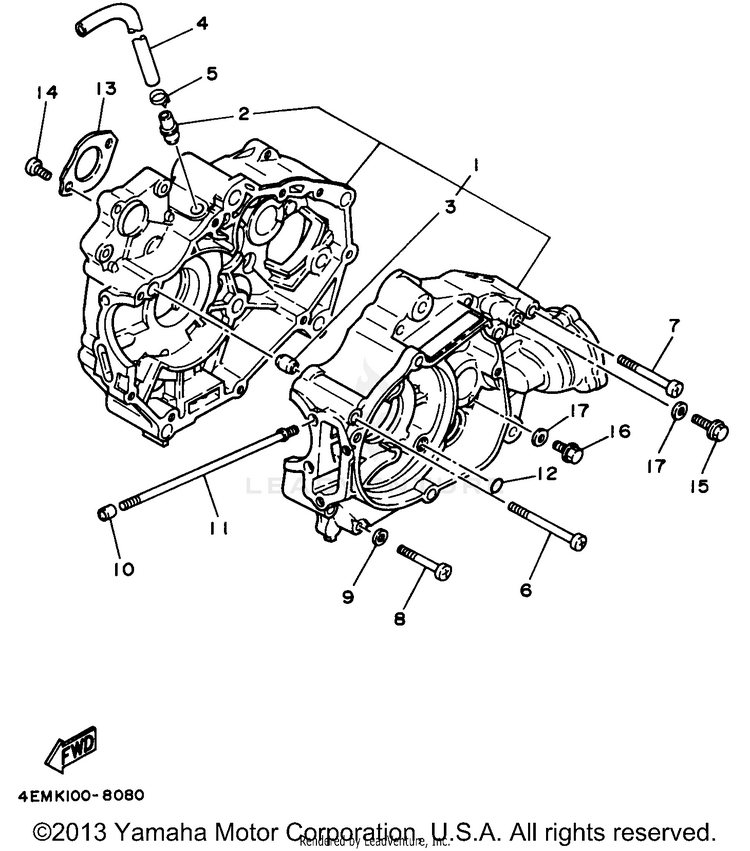 Crankcase Schematic