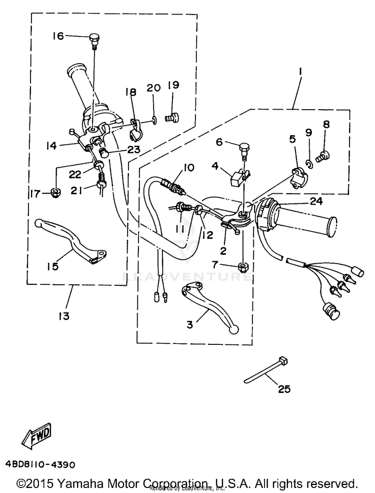Handle Switch Lever Schematic