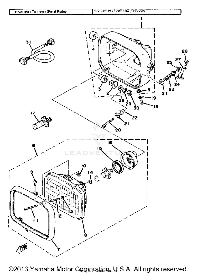 Headlight Schematic