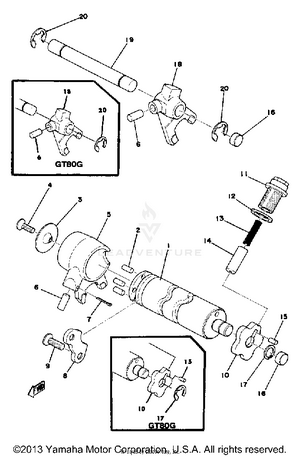 Shift Cam - Fork Schematic