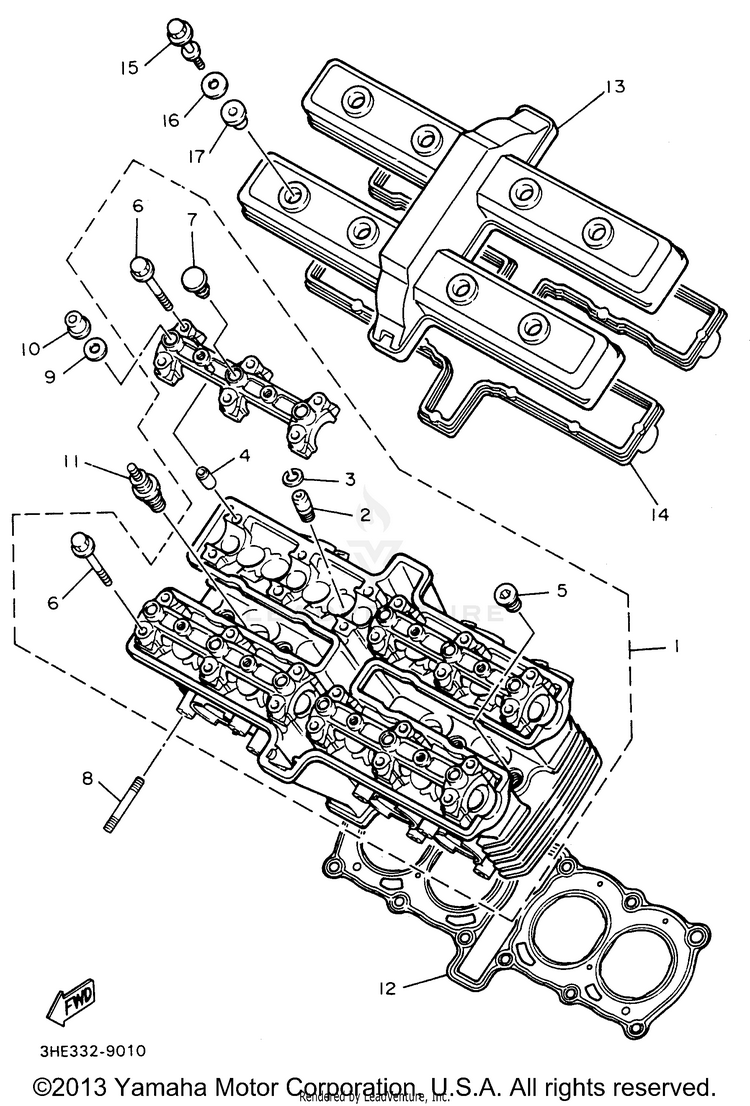 Cylinder Head Schematic
