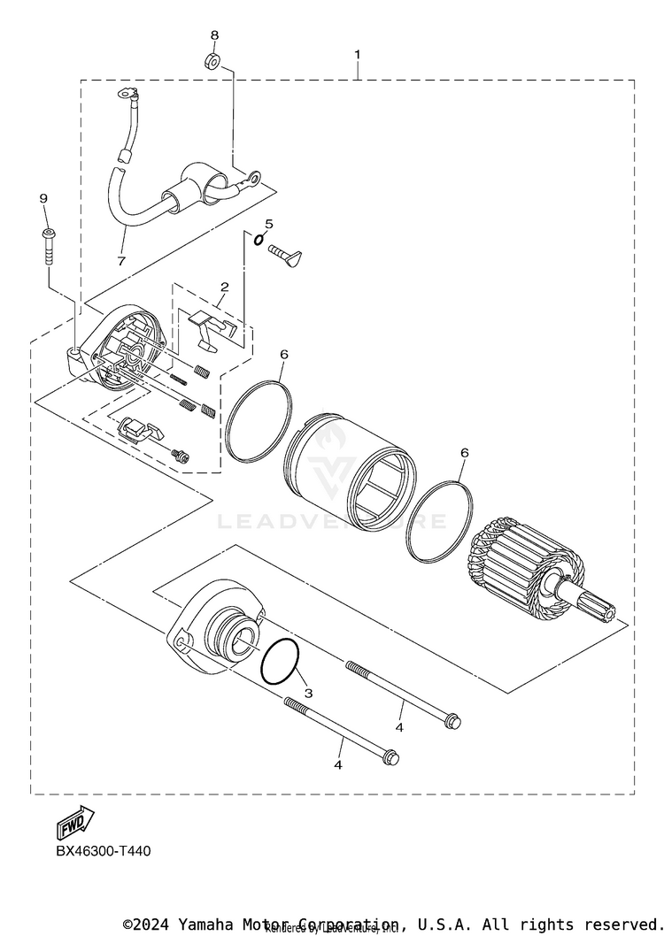 Starting Motor Schematic