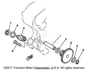 Tachometer Gear Schematic