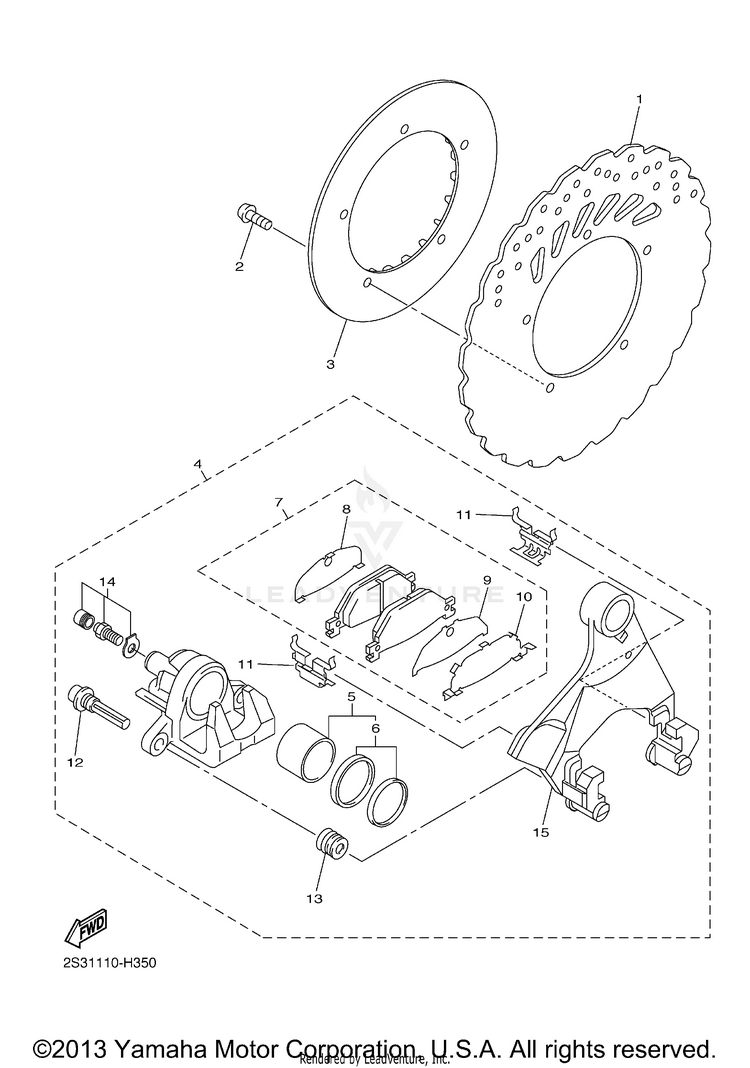 Rear Brake Schematic