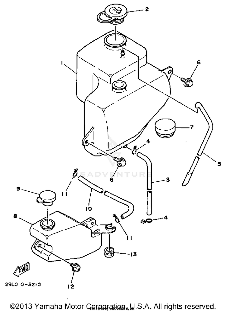 Oil Tank Schematic