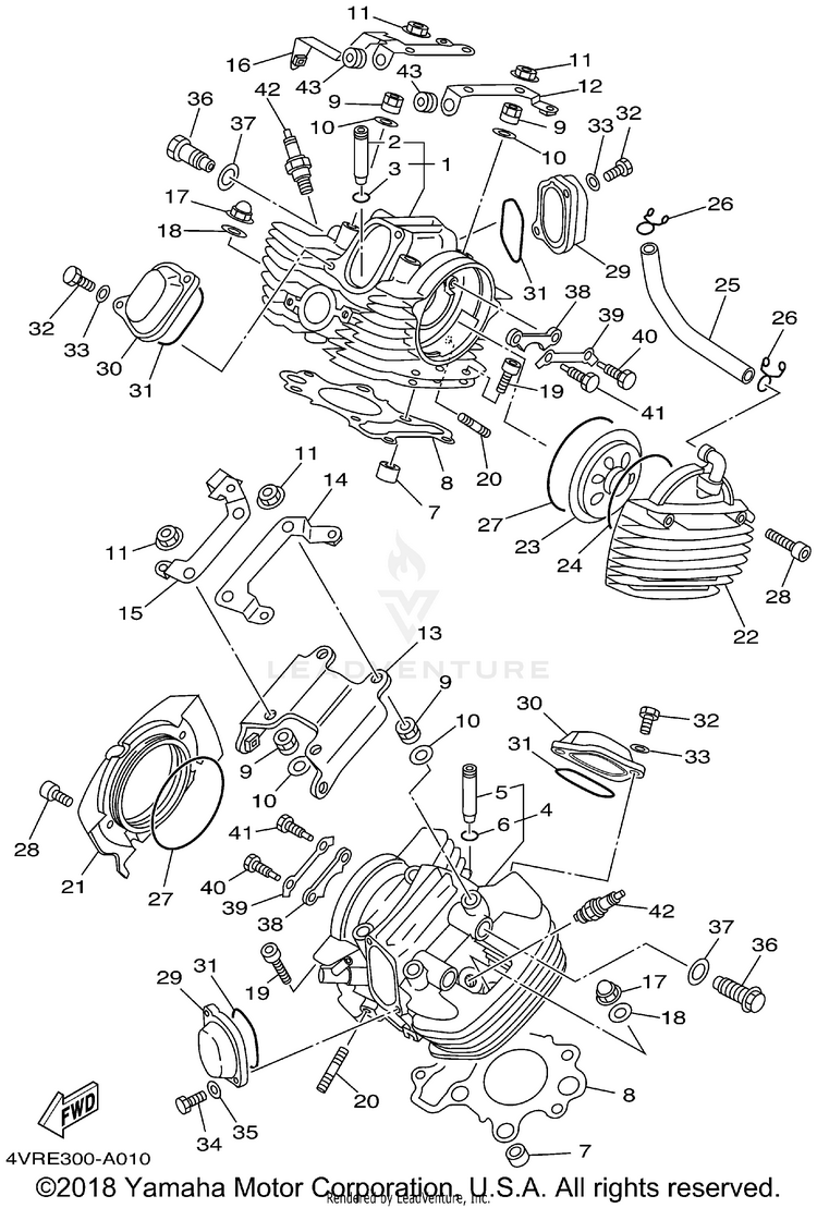 Cylinder Head Schematic