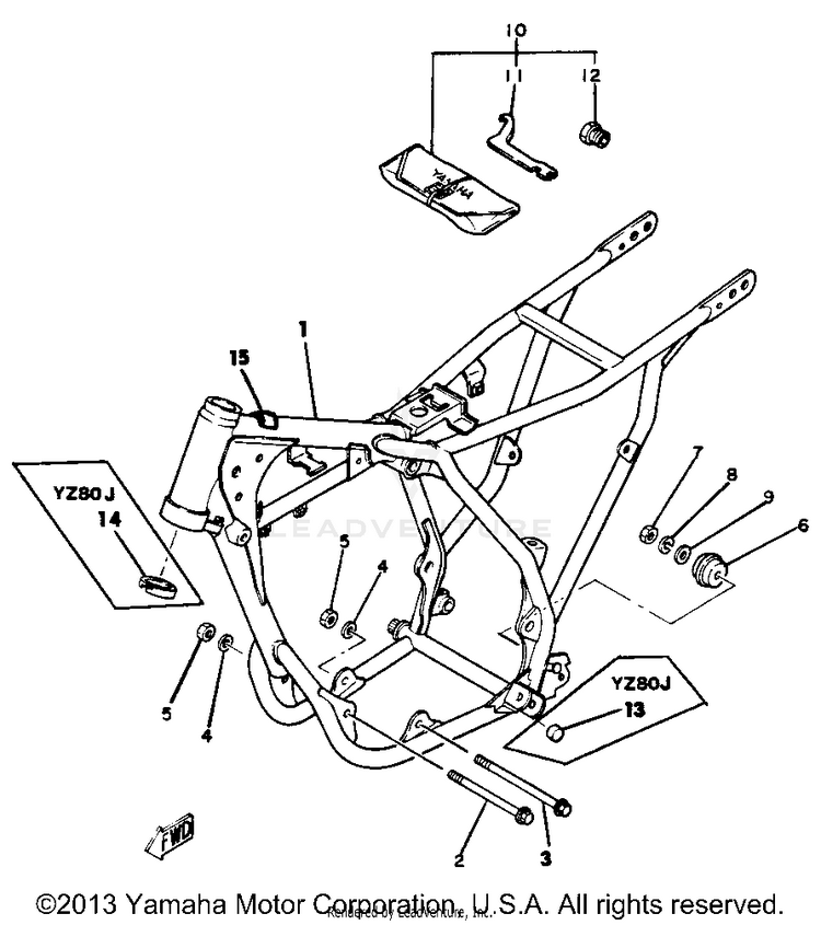 Frame Tool Yz80h J Schematic