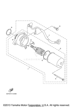Starting Motor Schematic
