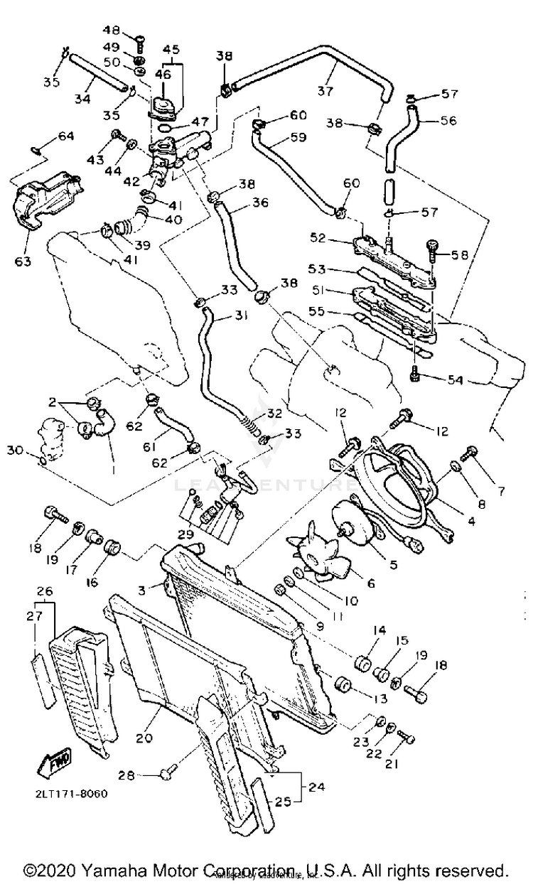Radiator Hose Schematic