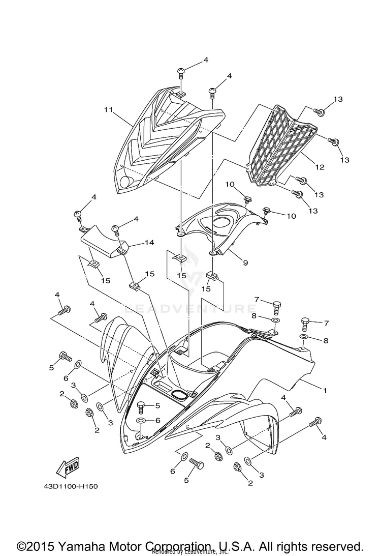 Front Fender Schematic