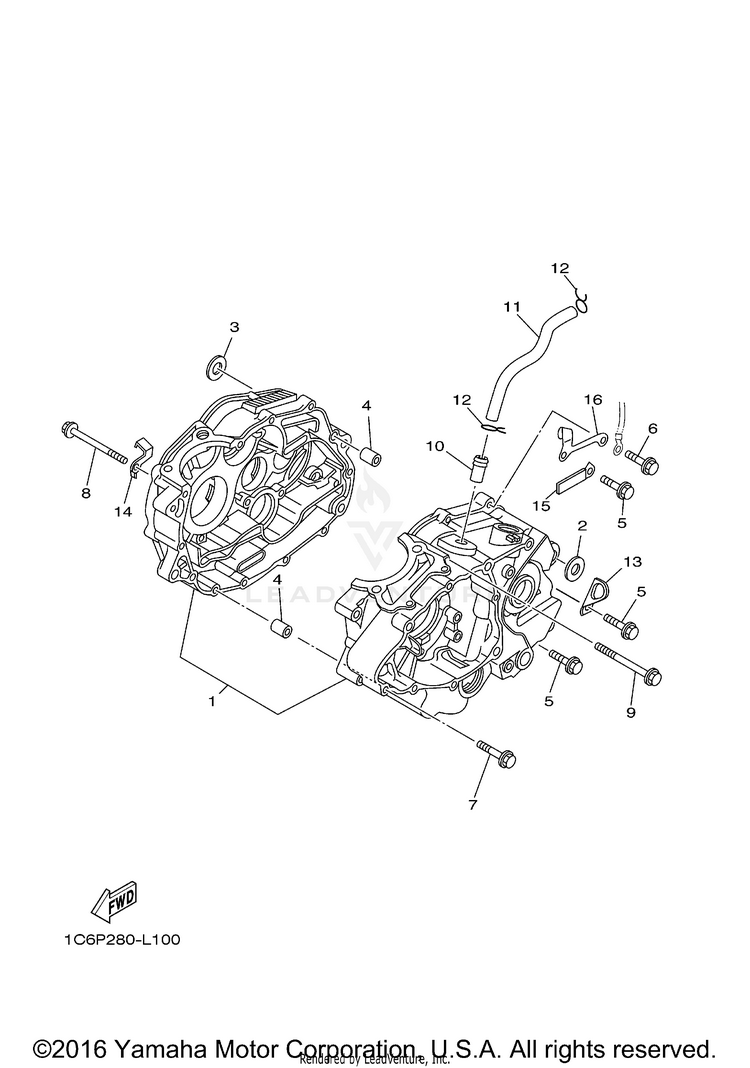 Crankcase Schematic