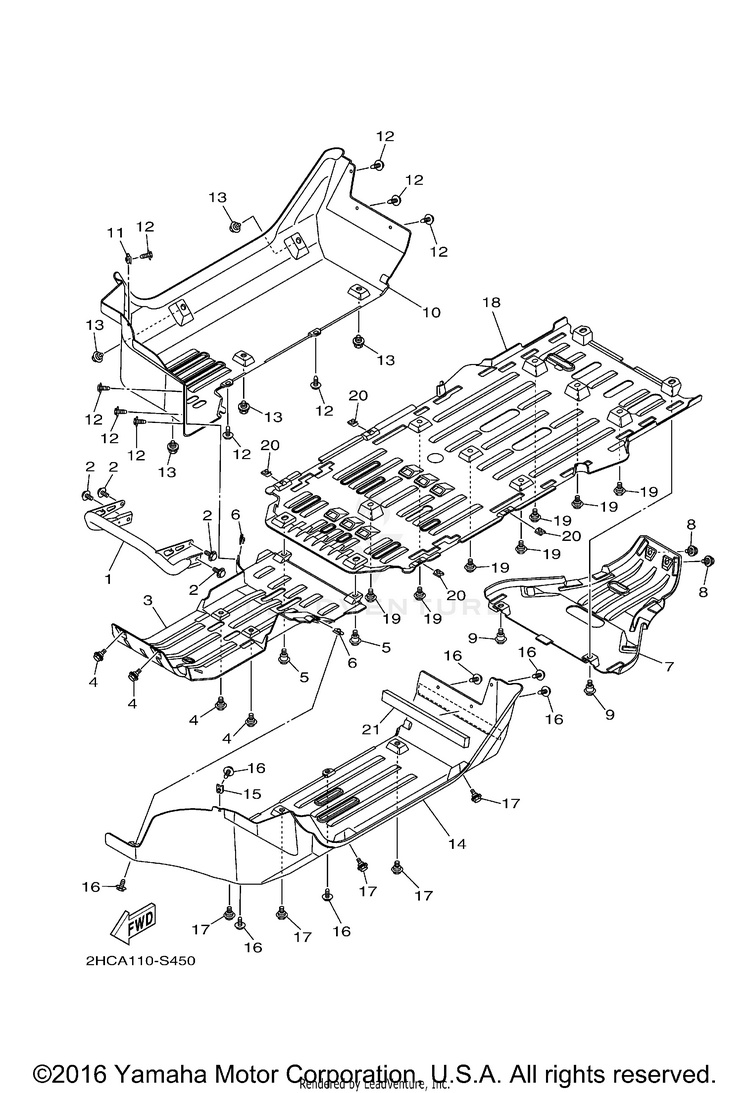 Guard YXZ1000R EPS - YXZ10YMXHO - 2017 Schematic