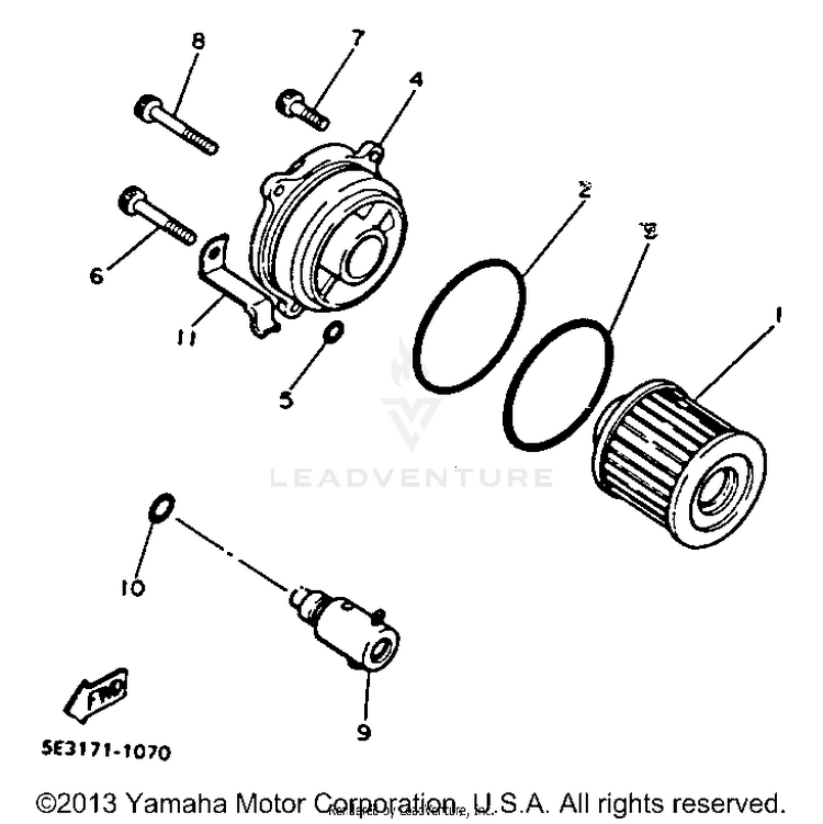 Oil Filter Schematic