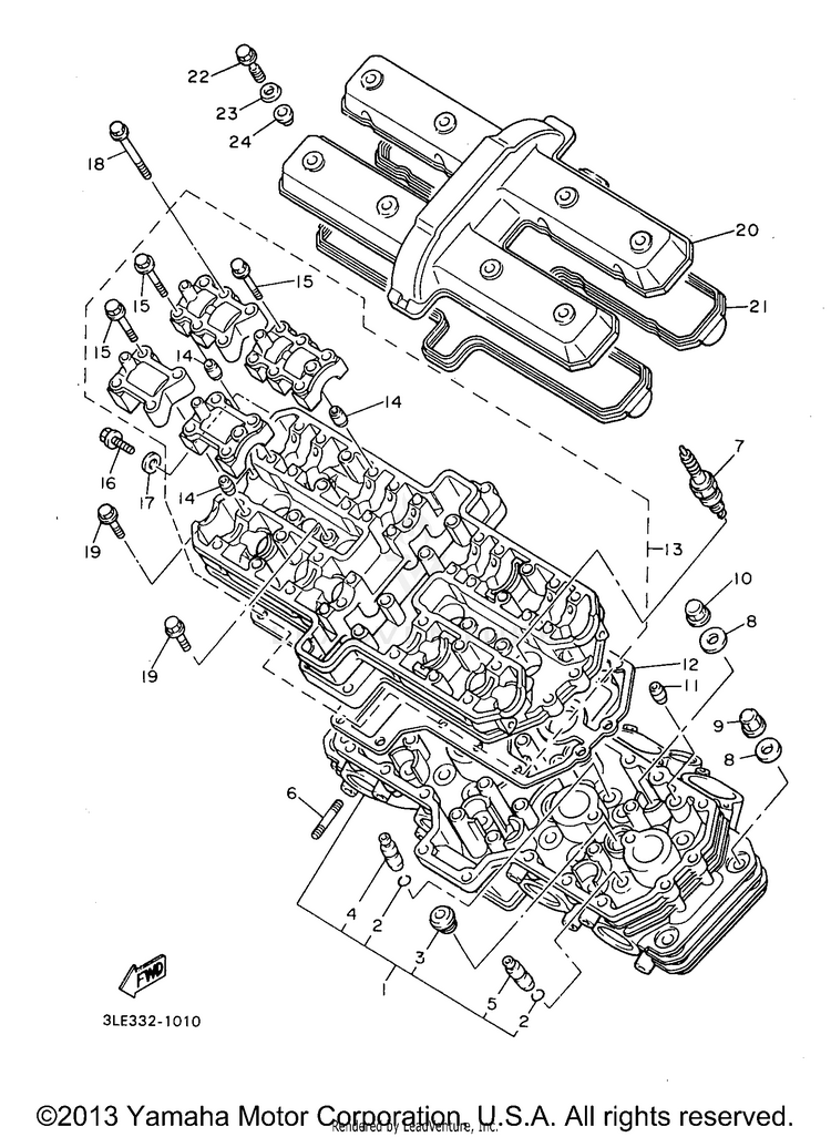 Cylinder Head Schematic