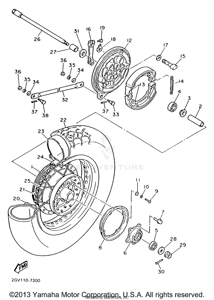 Rear Wheel Schematic