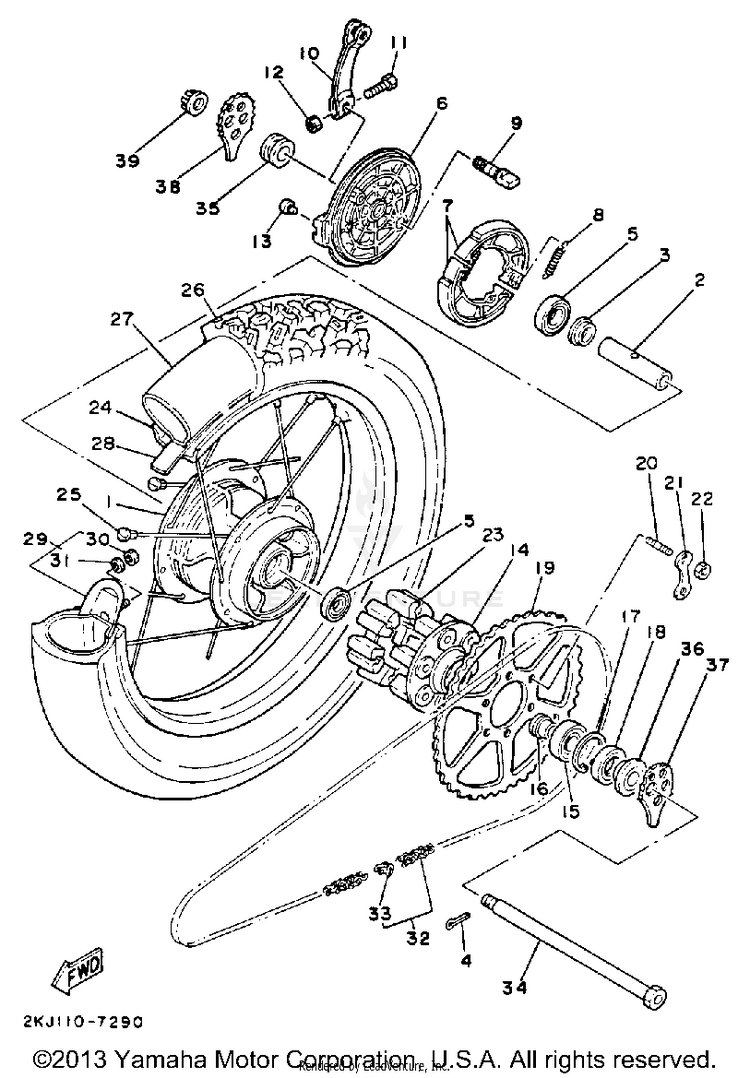 Rear Wheel Schematic