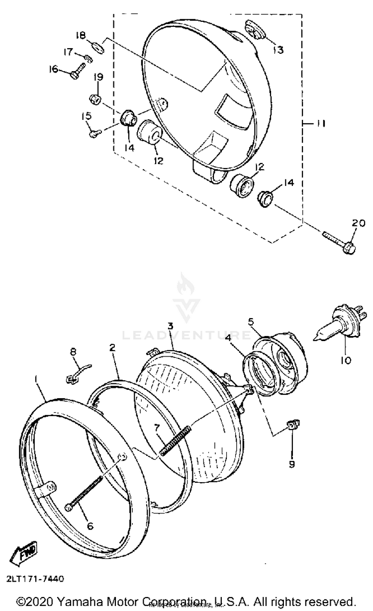 Headlight Schematic