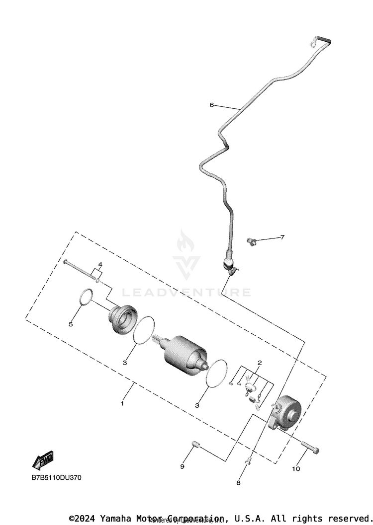 Starting Motor Schematic