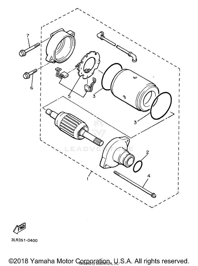 Starting Motor Schematic