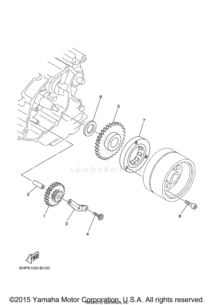 Starter Clutch Schematic