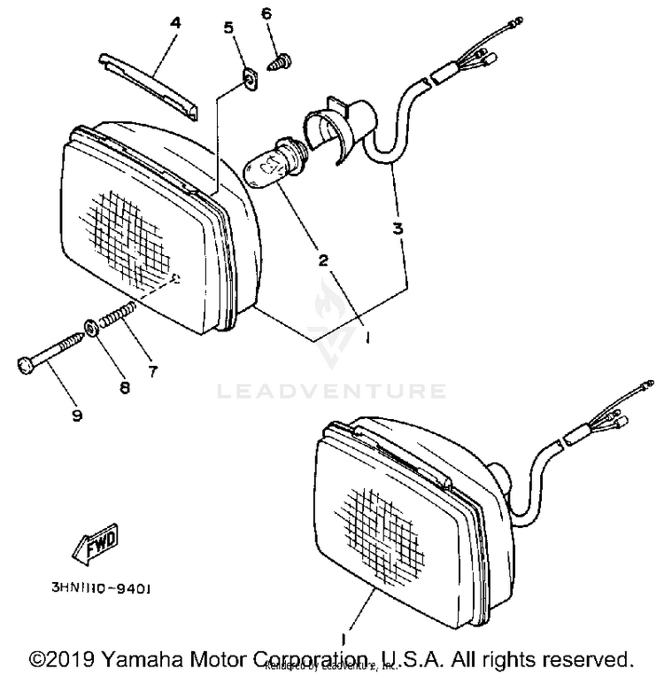 Headlight Schematic