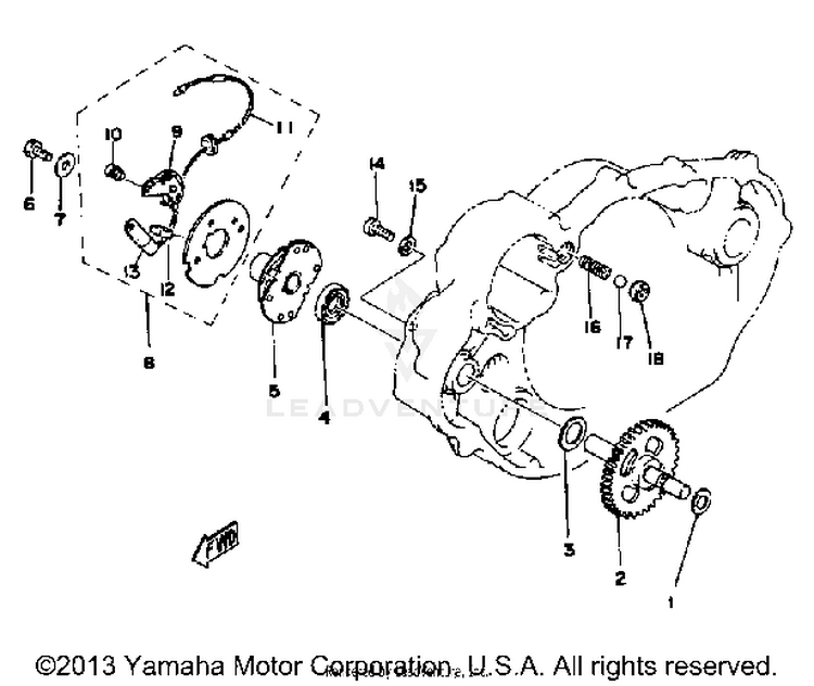 Contact Breaker - Governor Schematic
