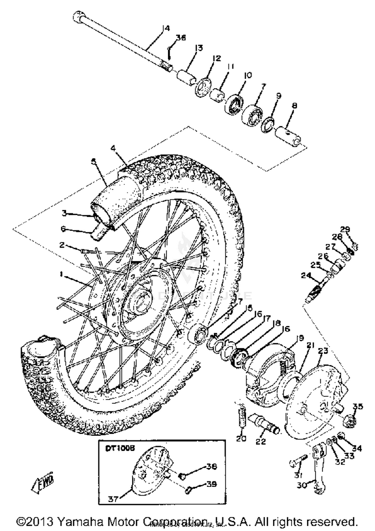 Front Wheel Schematic