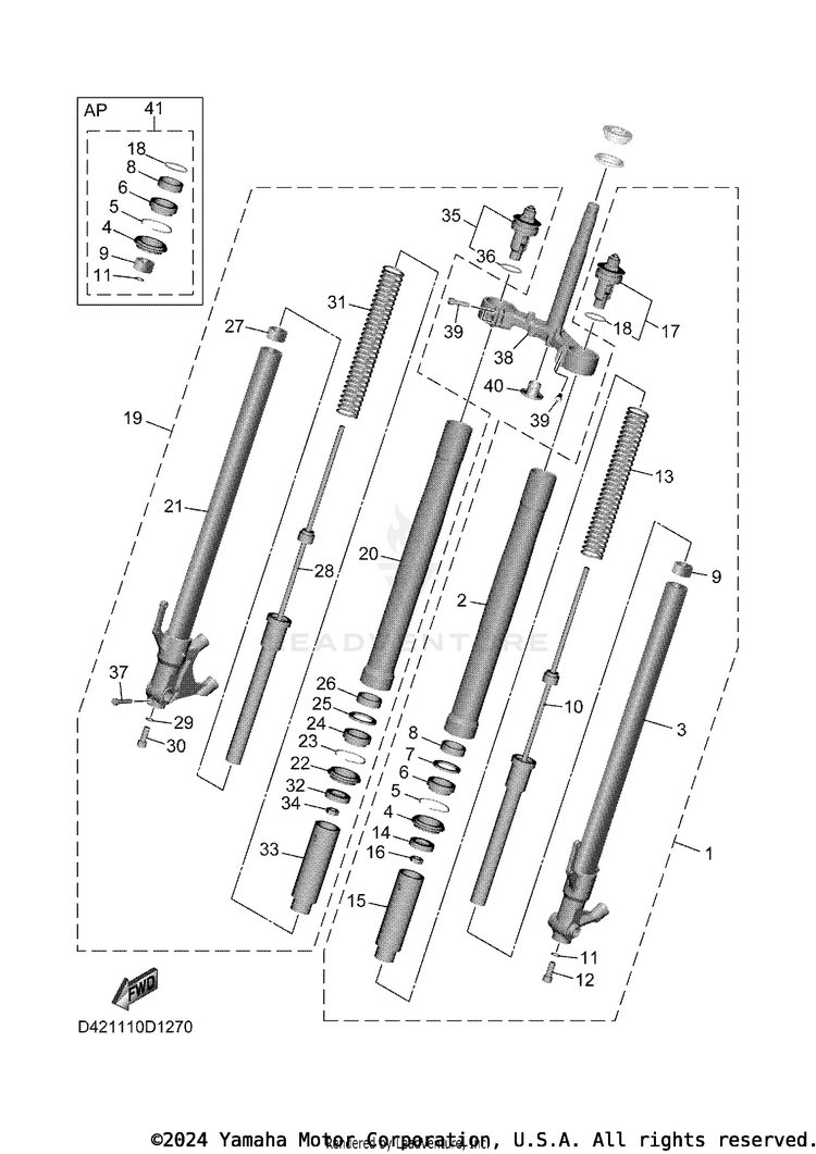 Front Fork Schematic