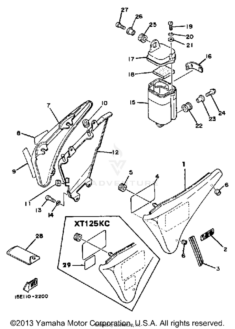 Side Cover - Tool Schematic