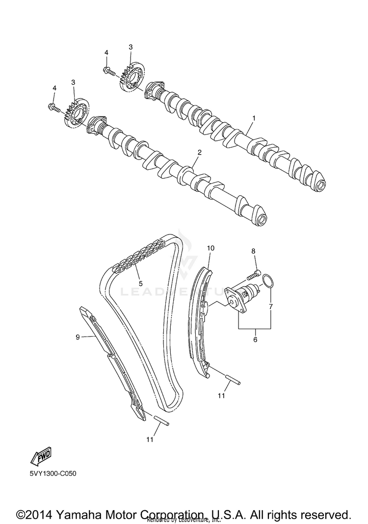 Camshaft Chain Schematic