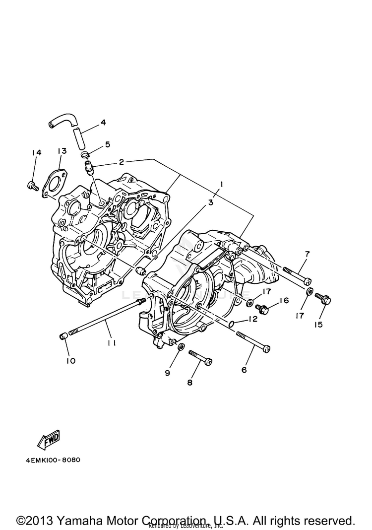 Crankcase Schematic