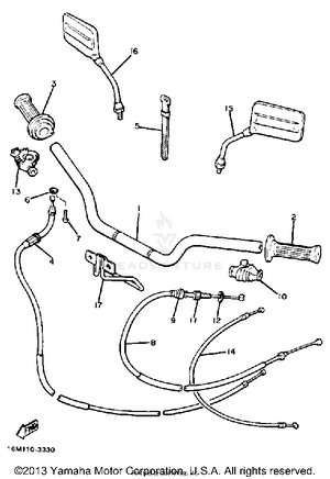 Handlebar Cable Schematic