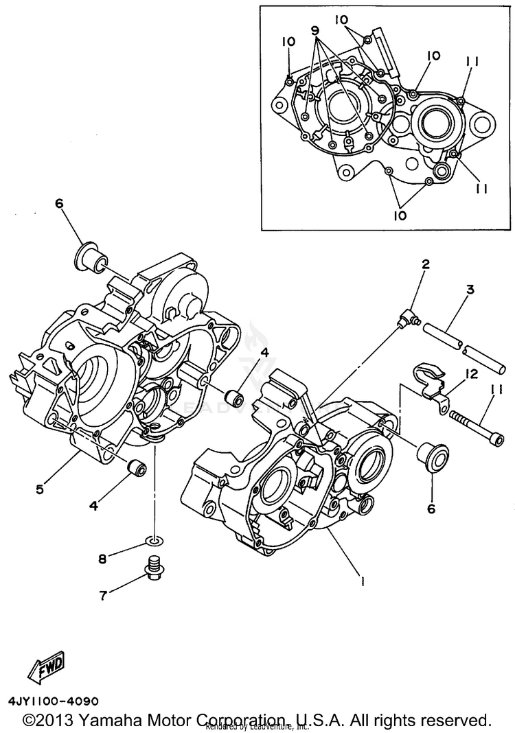 Crankcase Schematic